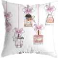 Perfume bottle series Valentine's Day cushion cover